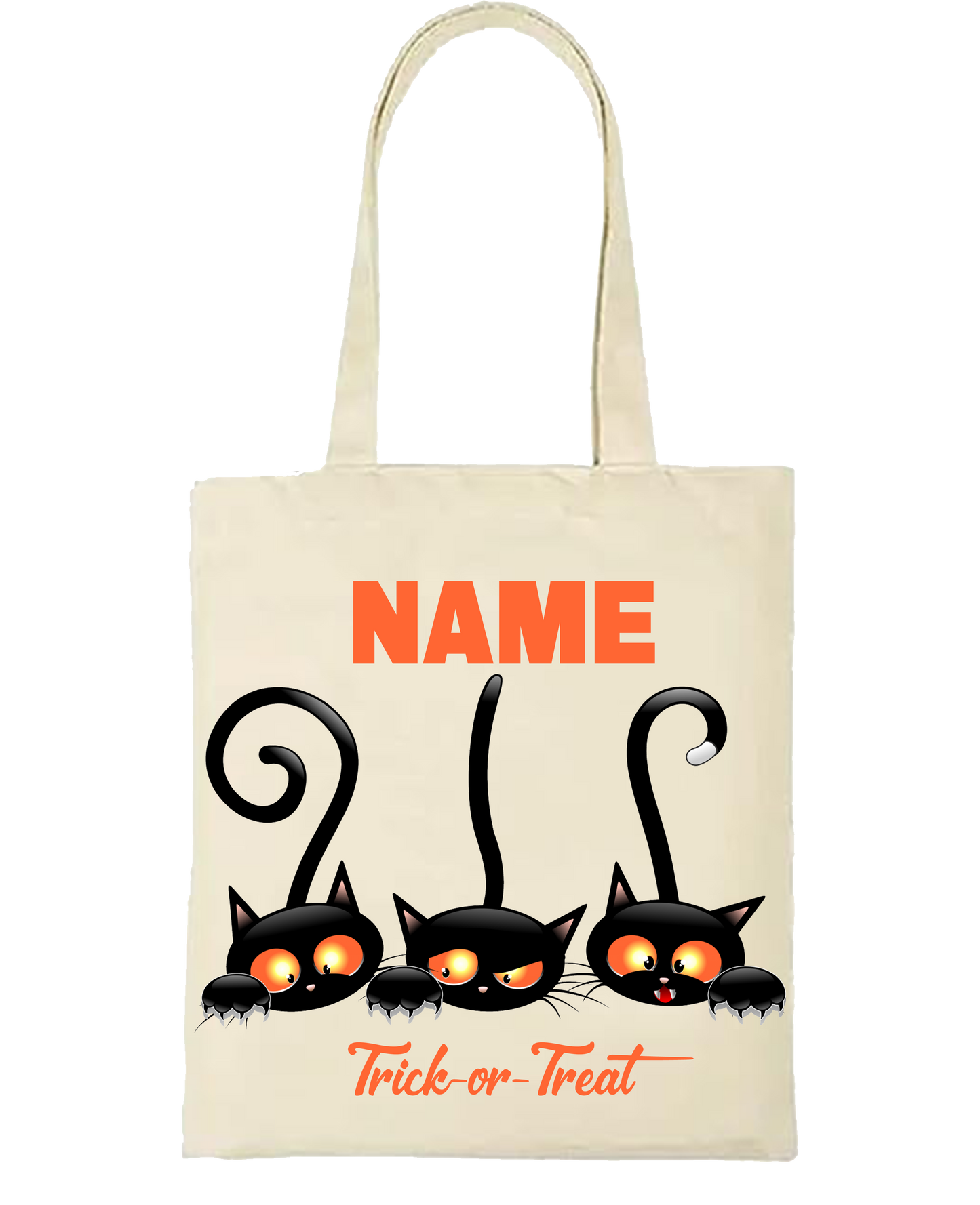 Halloween Trick-or-Treat Bags - Customized with Your Child's Name!