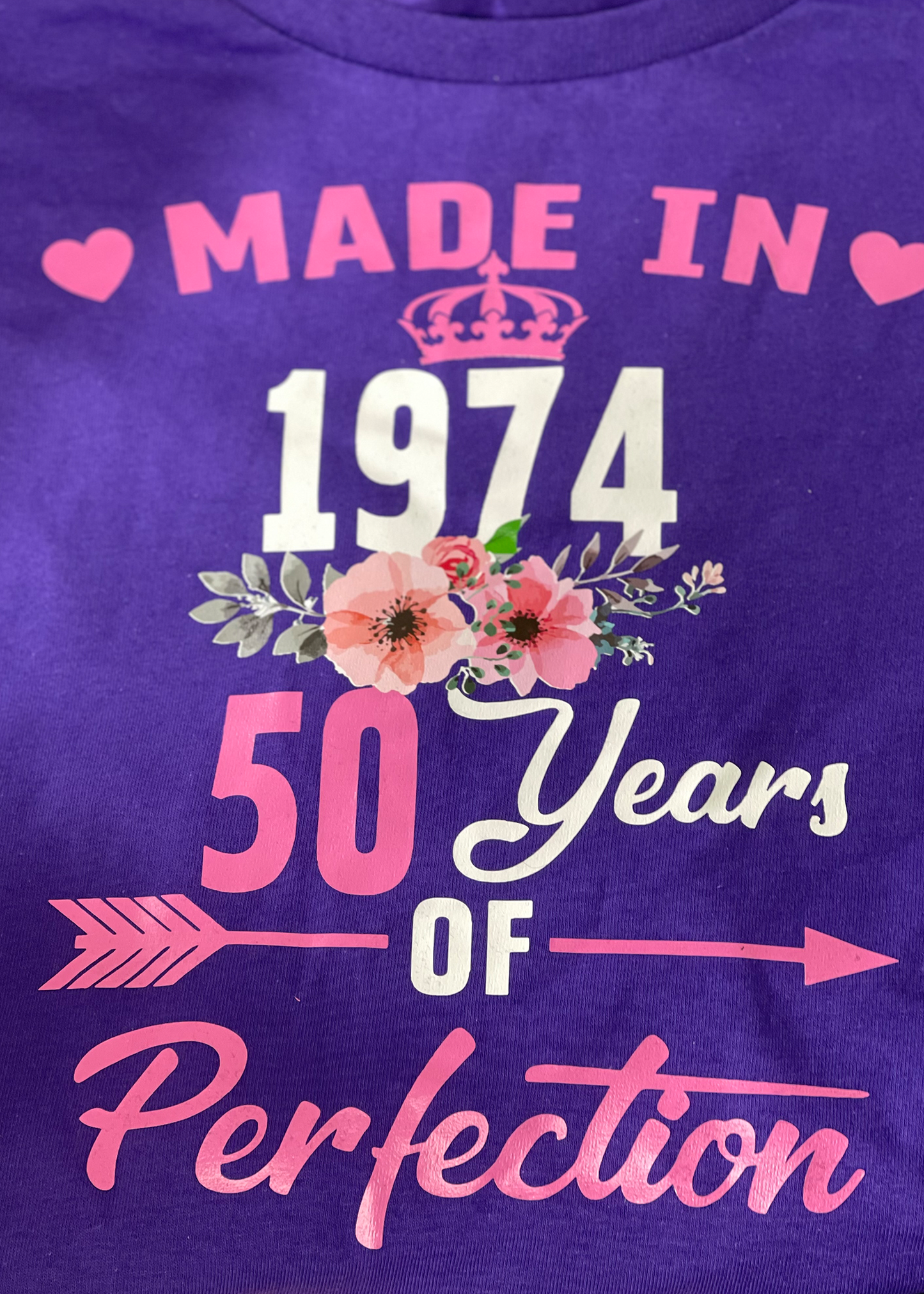 Made in 1974 - 50 Years of Perfection Unisex T-shirt
