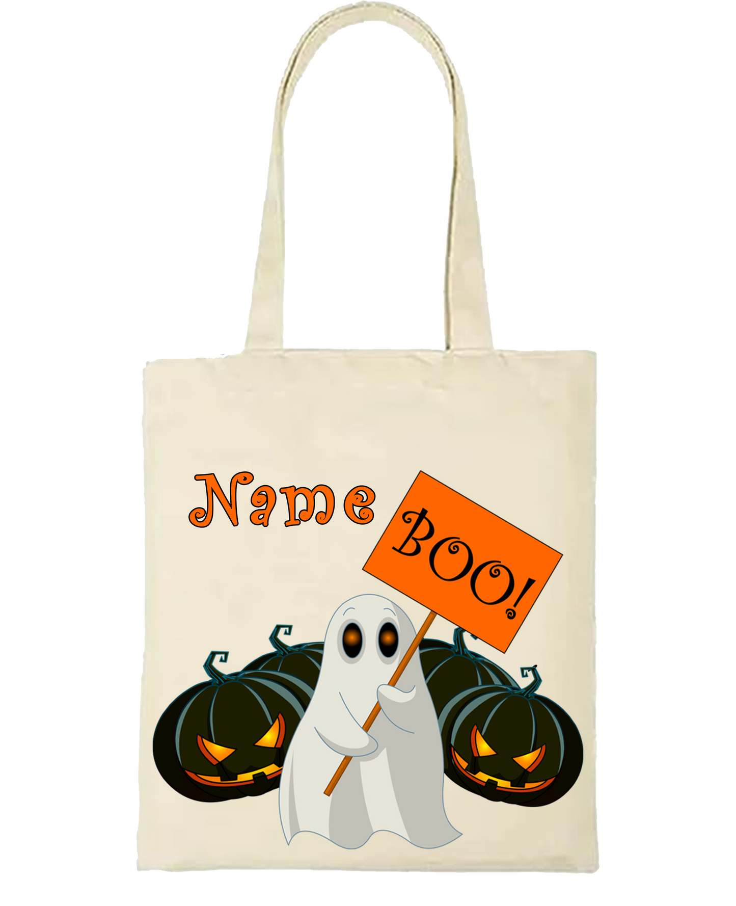 Halloween Trick-or-Treat Bags - Customized with Your Child's Name!