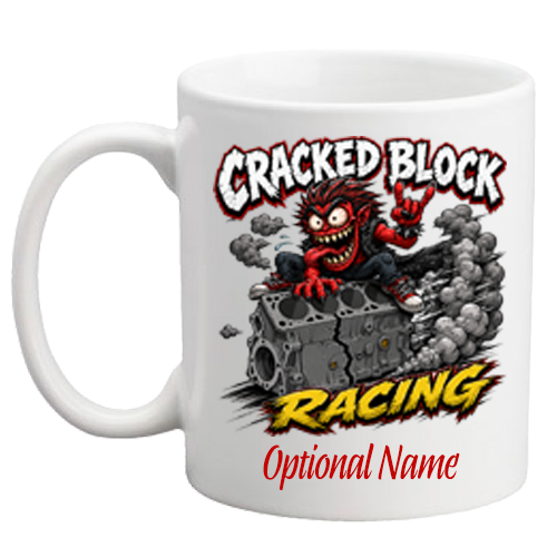 Cracked Block Personalized Mug