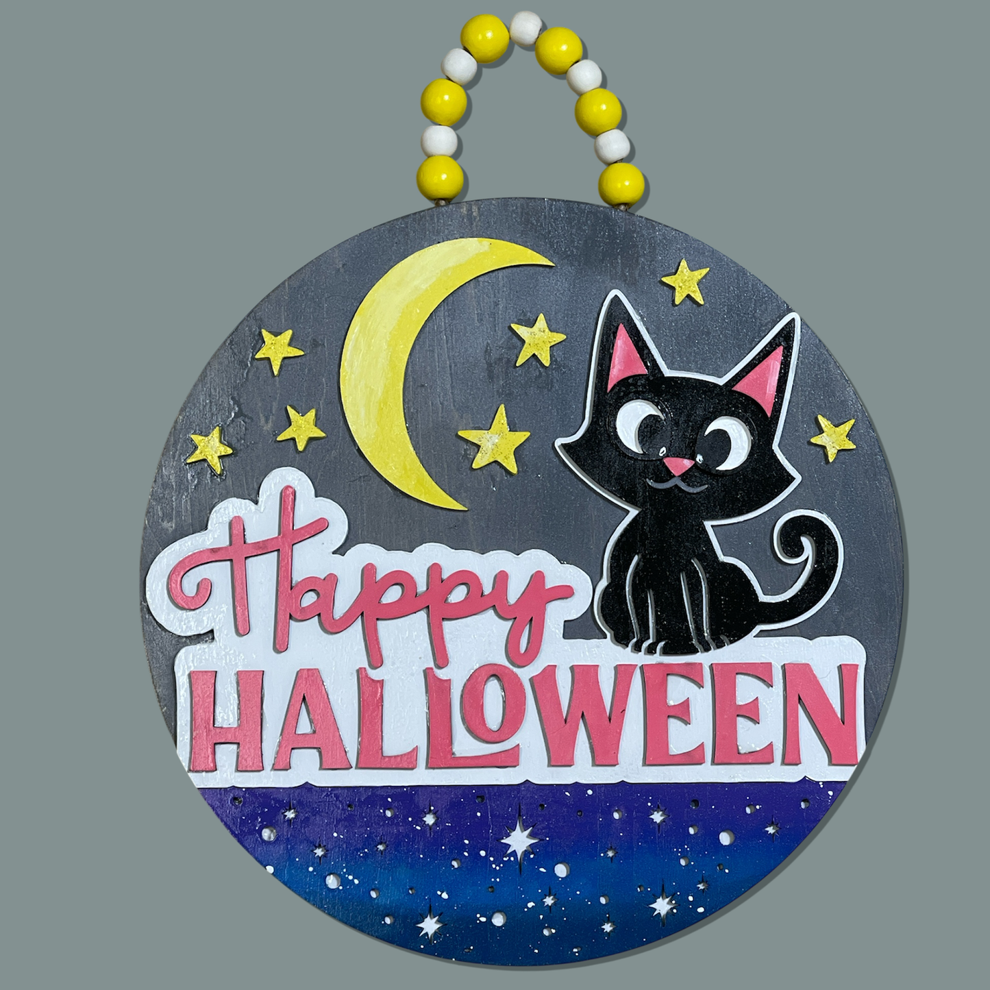 Halloween Wood Door Hanger
