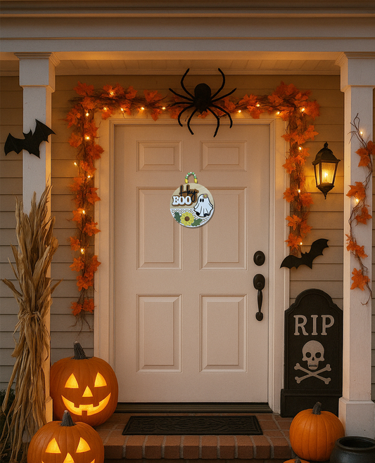 Halloween Wood Door Hanger