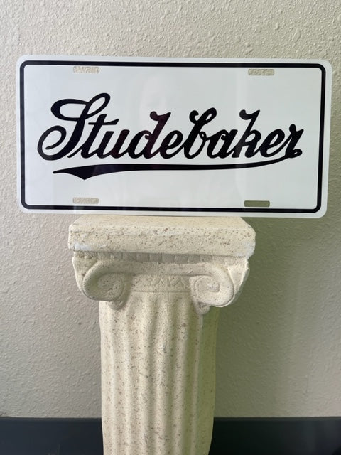 Studebaker Retro Aluminum Vanity License Plate