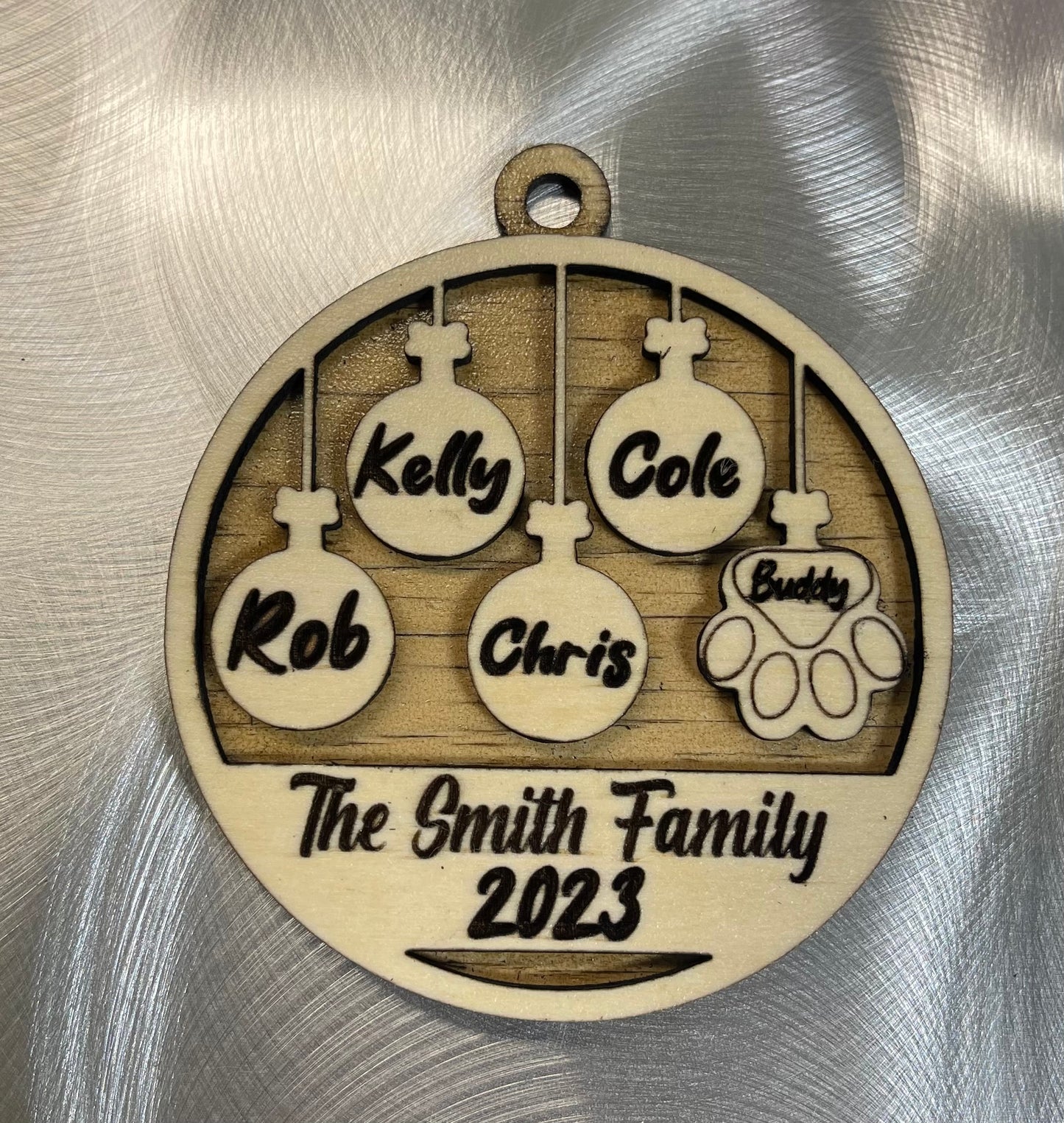 Ornament - Family - Personalized - Up to 8 Names