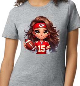 Big Game - KC Brunette II - Unisex Gray Tee