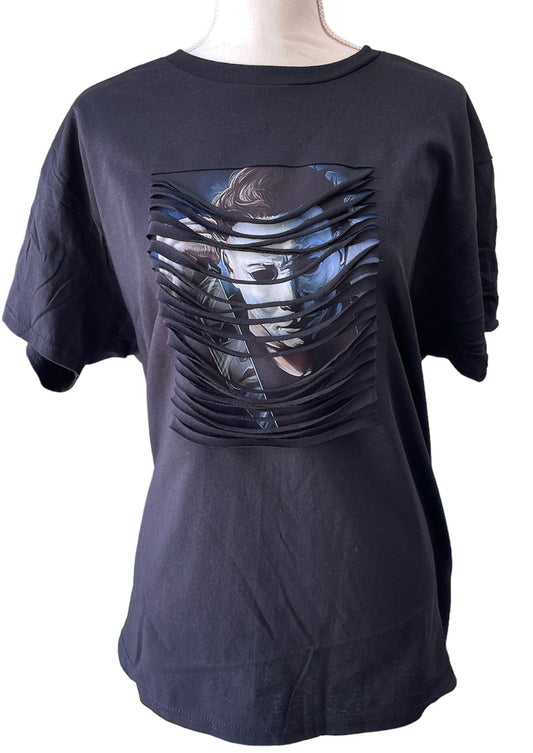 Halloween Peek-a-Boo Unisex T-Shirt - MICHAEL MYERS