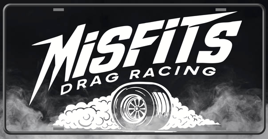 Misfits Drag Racing Aluminum Vanity License Plate