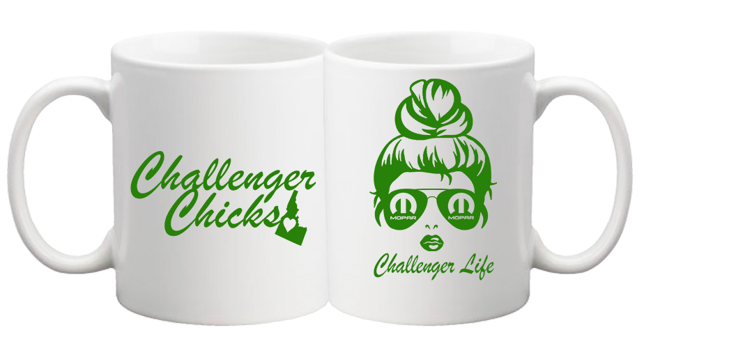 Idaho Challenger Chicks Messy Bun Mug