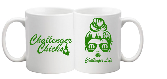 Idaho Challenger Chicks Messy Bun Mug