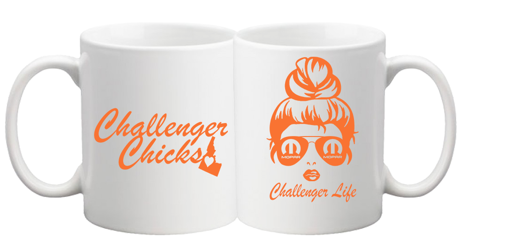 Idaho Challenger Chicks Messy Bun Mug