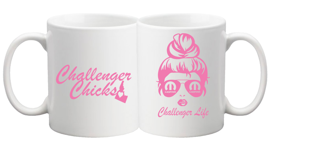 Idaho Challenger Chicks Messy Bun Mug