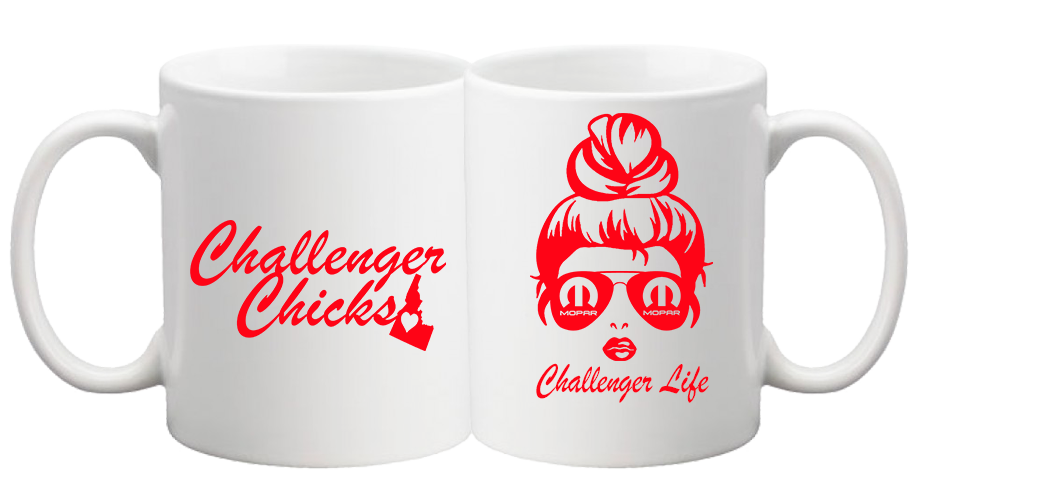 Idaho Challenger Chicks Messy Bun Mug