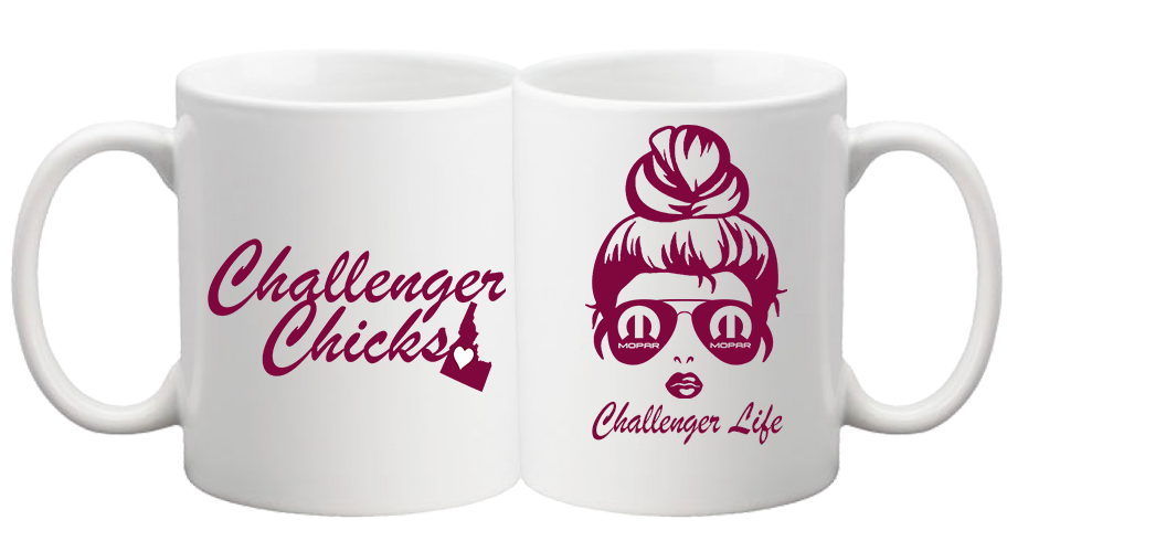 Idaho Challenger Chicks Messy Bun Mug