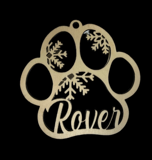 Ornament - Pet Paw - Personalized