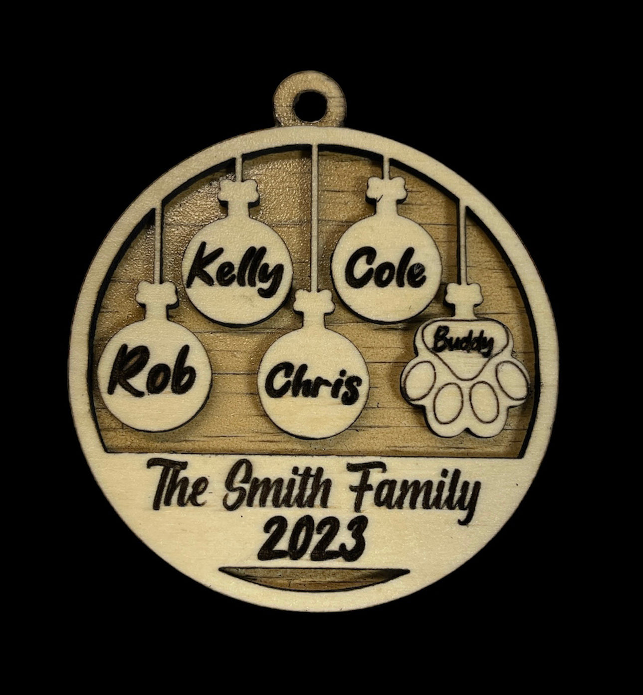 Ornament - Family - Personalized - Up to 8 Names