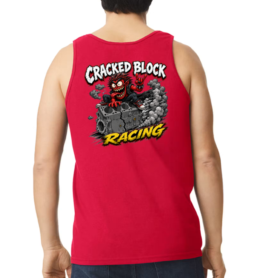 Cracked Block Men's (Unisex) Tank