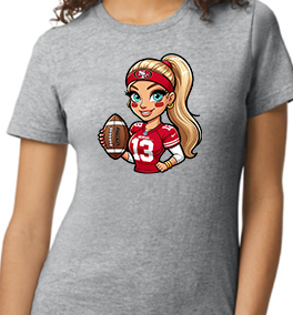 Big Game - SF Blonde - Unisex Gray Tee