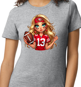 Big Game - SF Blonde II - Unisex Gray Tee