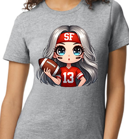 Big Game - SF Silver Hair II - Unisex Gray Tee