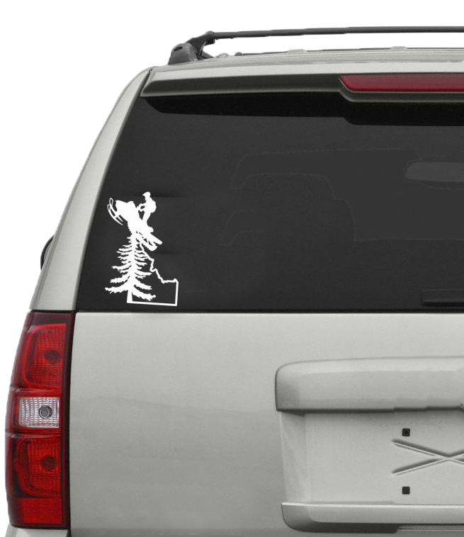 Snowmobile Idaho Vinyl Decal - 6 Colors