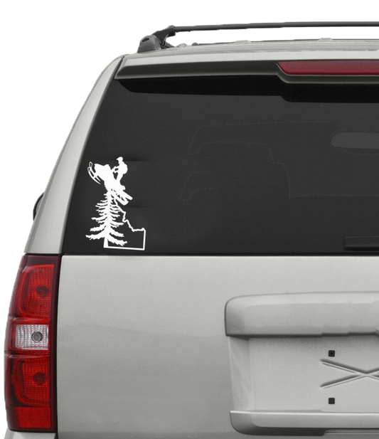 Snowmobile Idaho Vinyl Decal - 6 Colors