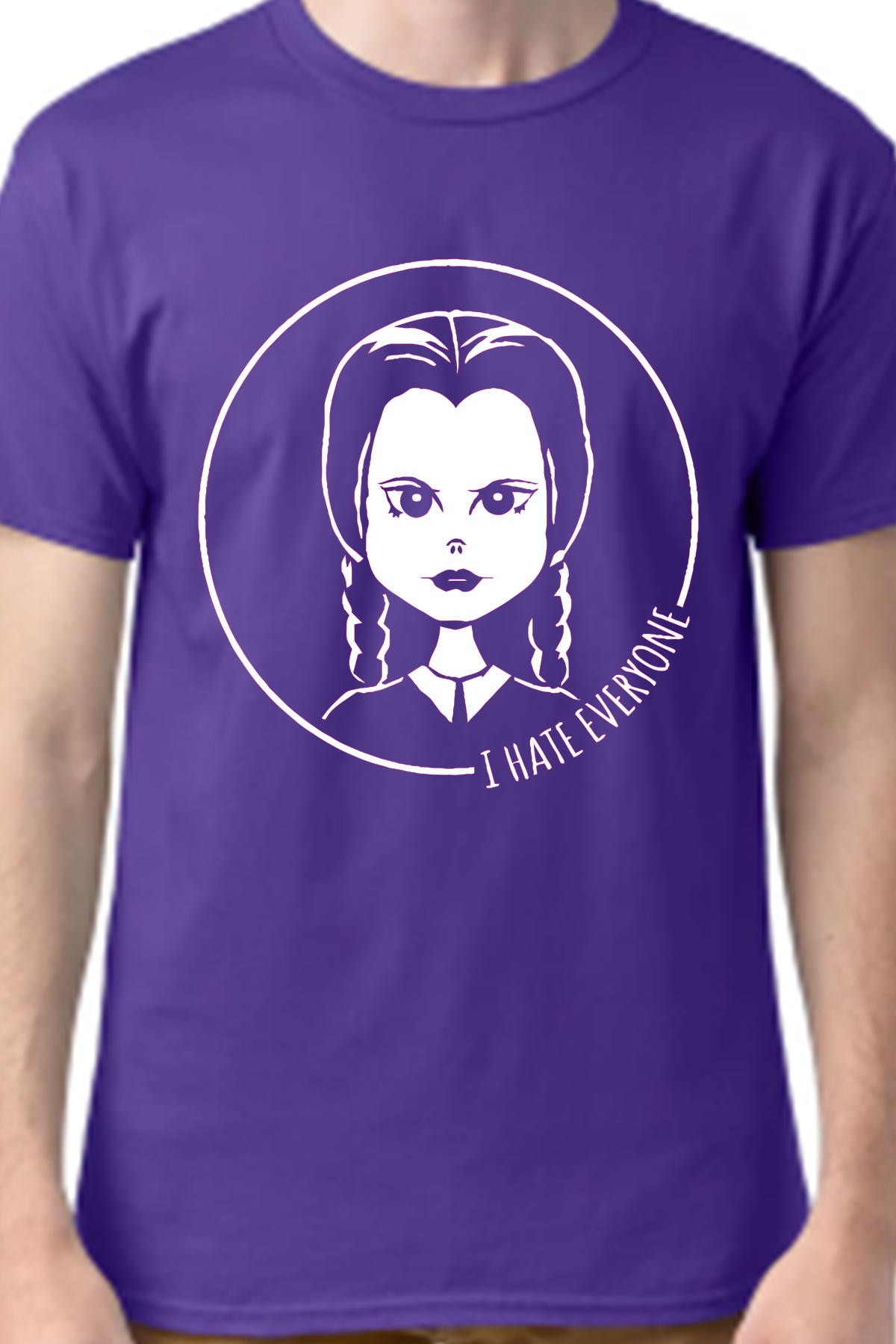 Addams Family Wednesday - I Hate Everyone Unisex T-shirt