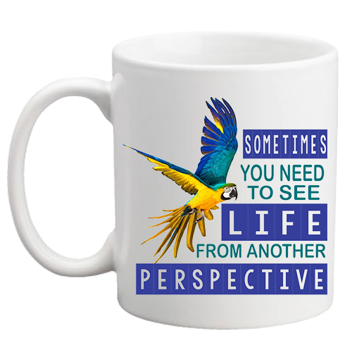 Parrot Perspective Bird Mug