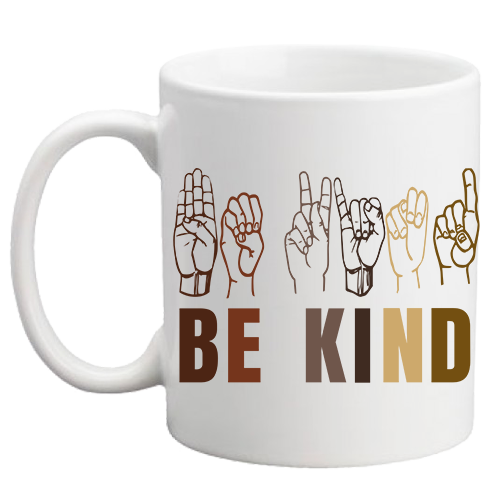 Be Kind Sign Language Mug