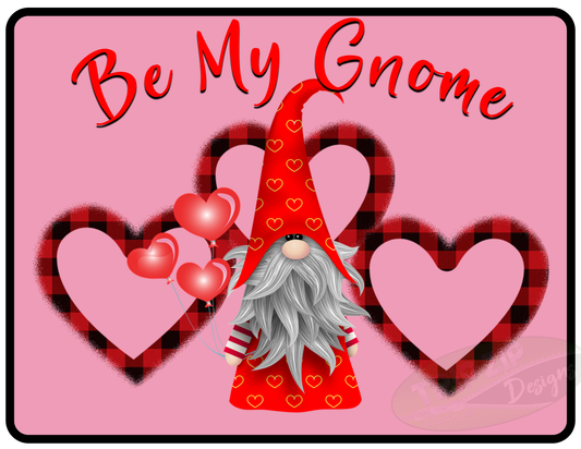 Be My Gnome Valentine Mouse Pad