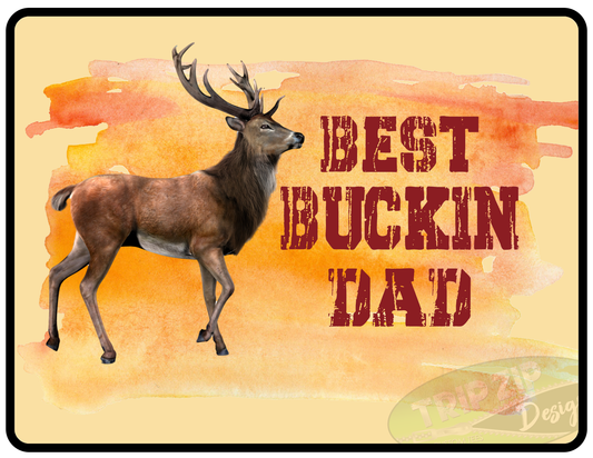 Best Buckin Dad Deer Mouse Pad