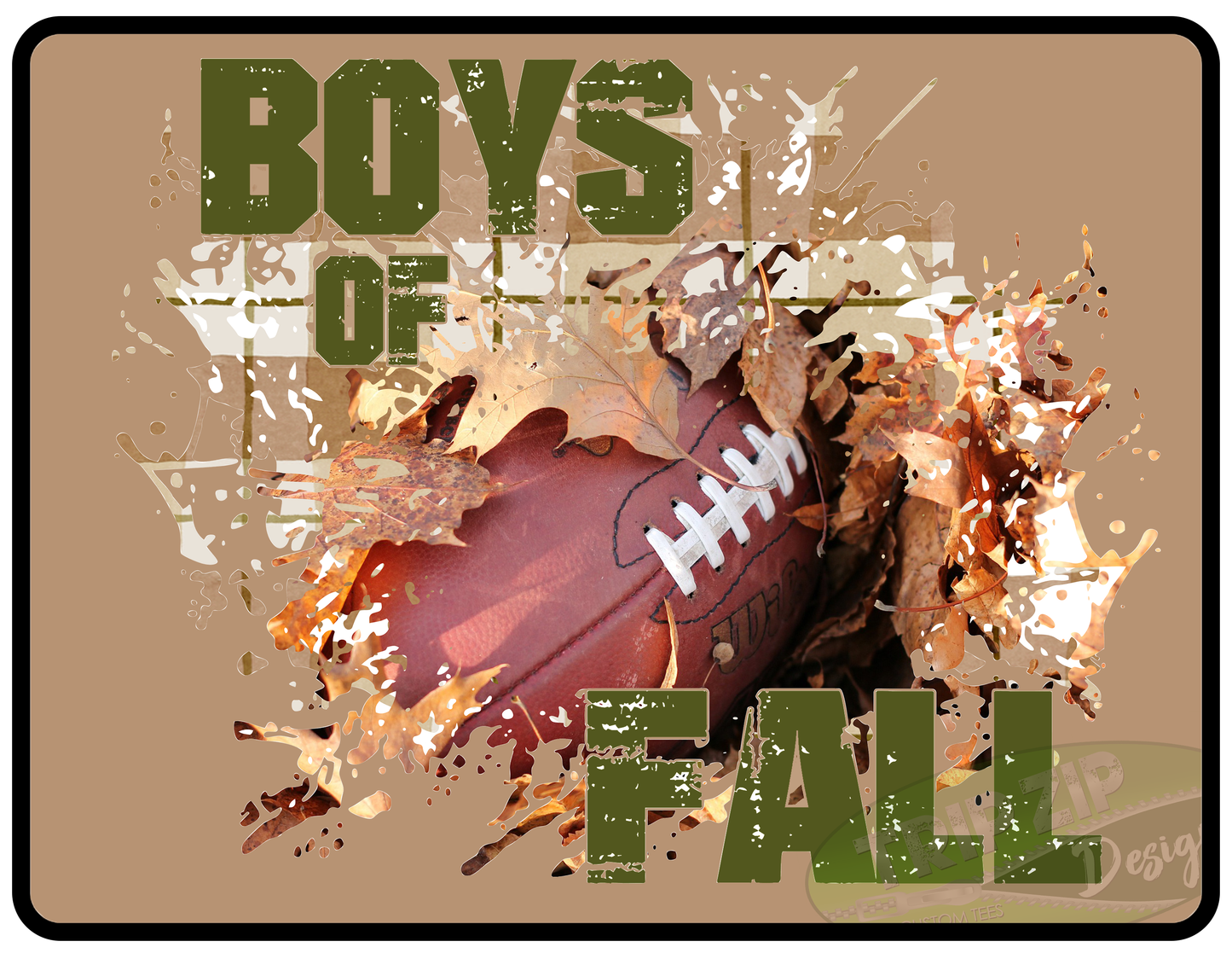 Boys of Fall Football Mouse Pad