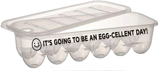 Egg Box - It's Going To Be An Egg-cellent Day!
