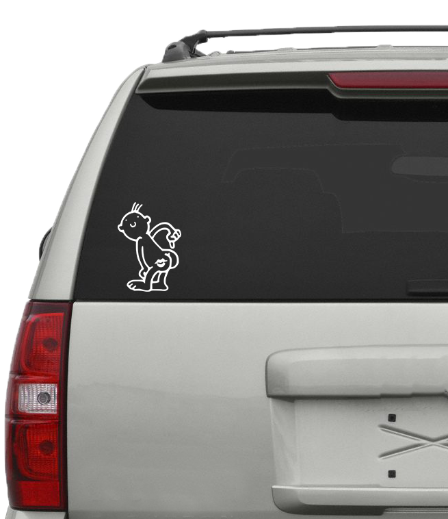 Kiss My Ass Vinyl Decal - 6 Colors