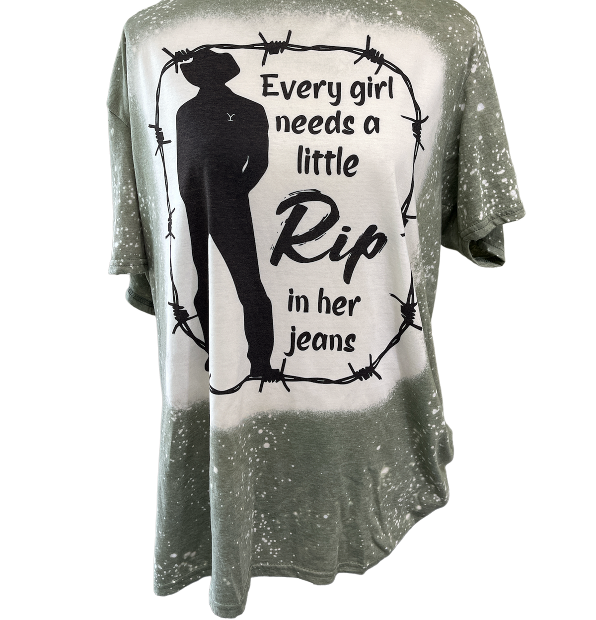 Yellowstone Rip Merch T-Shirt - Yellowstone Rip in Her Jeans T-shirt β Trip Zip Designs ...