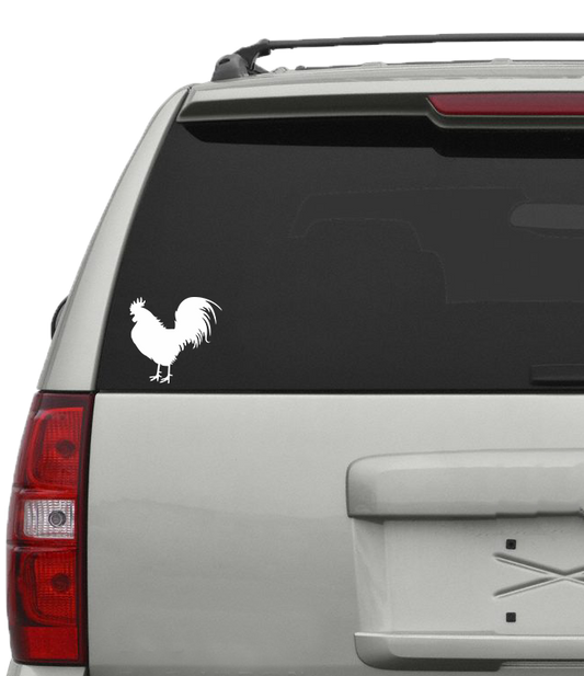 Rooster Chicken Vinyl Decal - 6 Colors