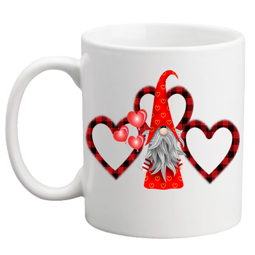 Valentine Heart Gnome Mug