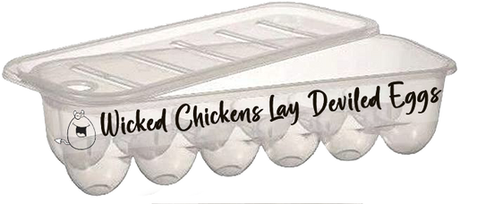 Egg Box - Wicked Chickens Lay Deviled Eggs