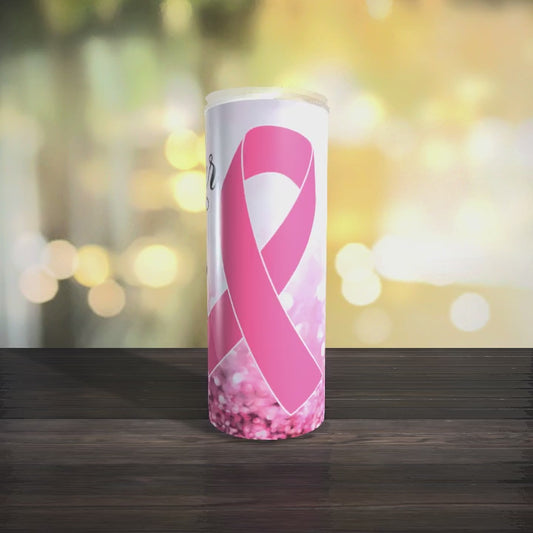 Stronger Than The Storm - Cancer Ribbon - Tumbler